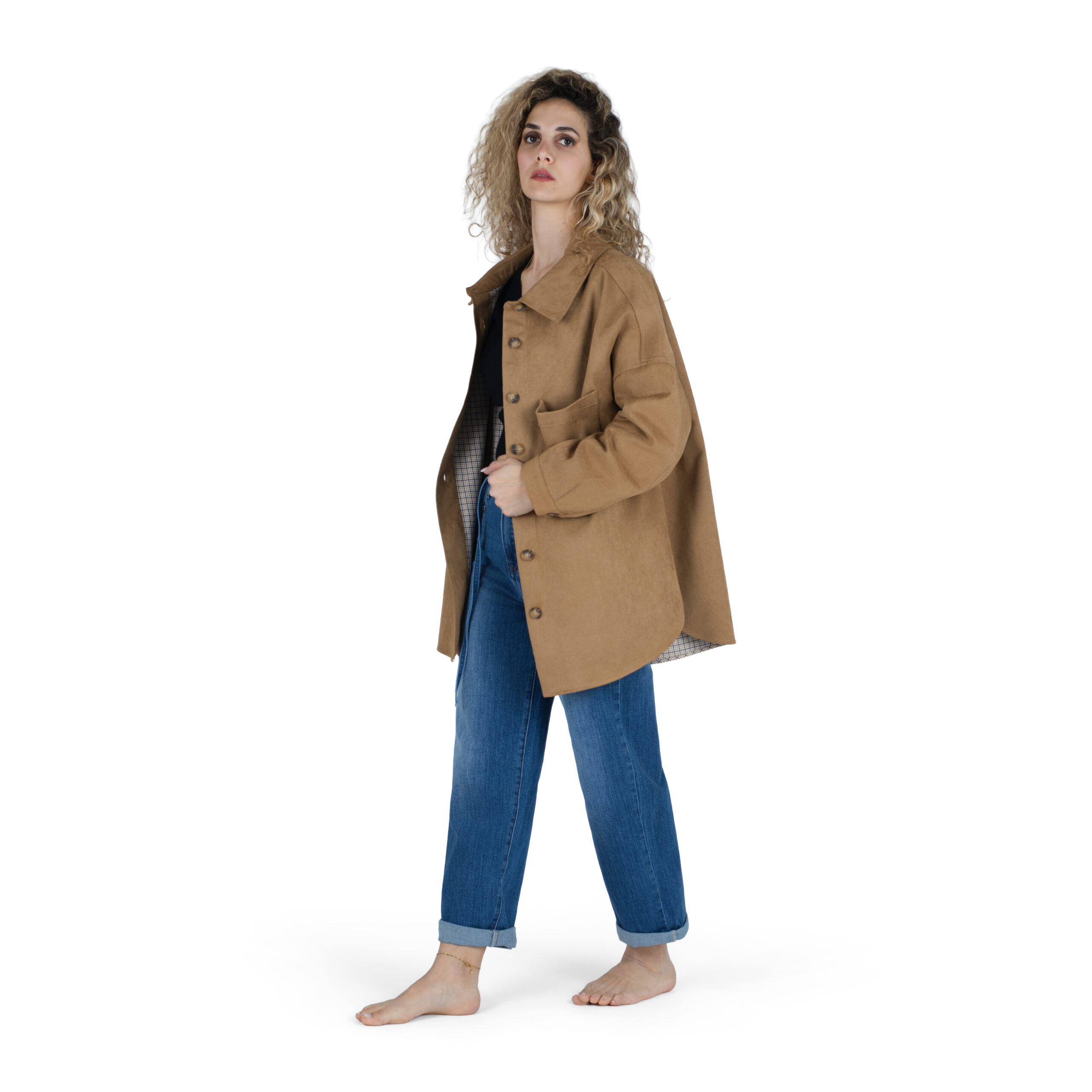 Giacca Oversize Caramel - immagine 4